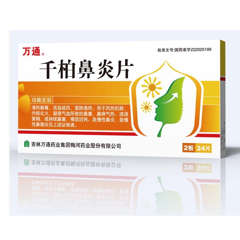 万通 千柏鼻炎片 12片×2板