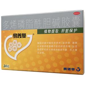 易善复 多烯磷脂酰胆碱胶囊 0.228gx12粒x2板/盒