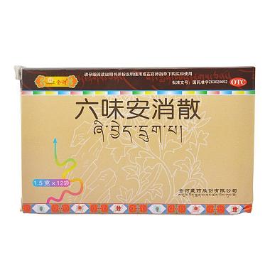 金诃 六味安消散 1.5克×12袋 青海金诃藏药药业股份有限公司