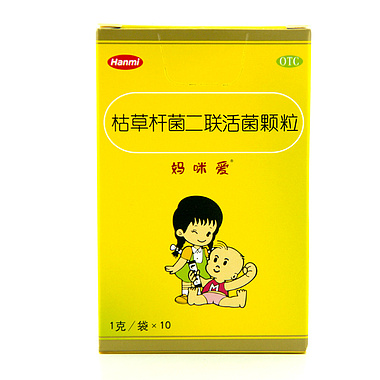 妈咪爱 枯草杆菌二联活菌颗粒 1gx10袋/盒 北京韩美药品有限公司