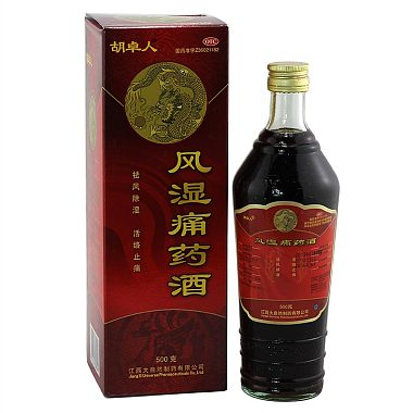 胡卓人 风湿痛药酒 500g 江西大自然制药有限公司