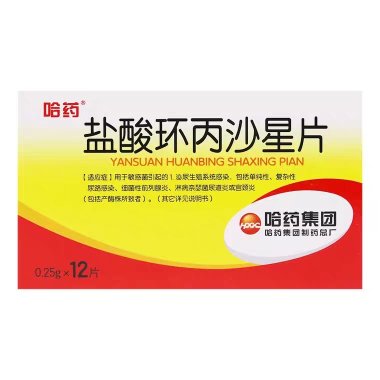 哈药 盐酸环丙沙星片