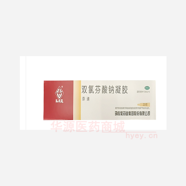 优选 双氯芬酸钠凝胶（