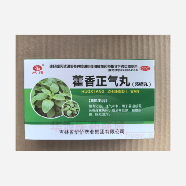 藿香正气丸（浓缩 48丸*3板 吉林省华侨药业集团有限公司