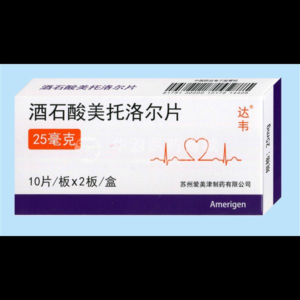 优选 酒石酸美托洛尔片