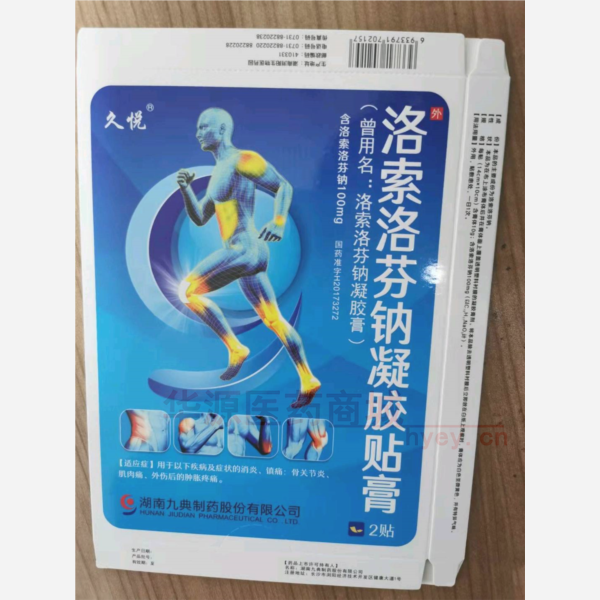 优选 洛索洛芬钠凝胶贴