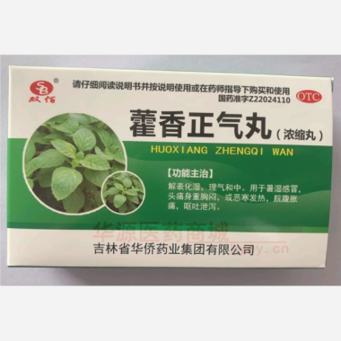 藿香正气丸（浓缩 48丸*3板 吉林省华侨药业集团有限公司