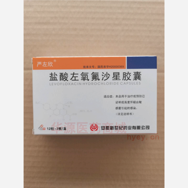 优选 盐酸左氧氟沙星胶