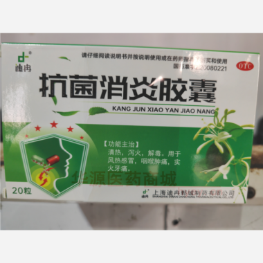 抗菌消炎胶囊 0.4g*10s*2板 上海迪冉郸城制药有限公司