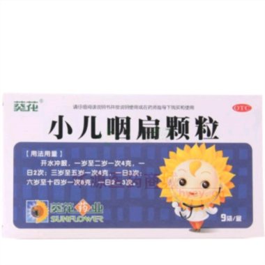 小儿咽扁颗粒 4g*9袋 兰州和盛堂制药股份有限公司
