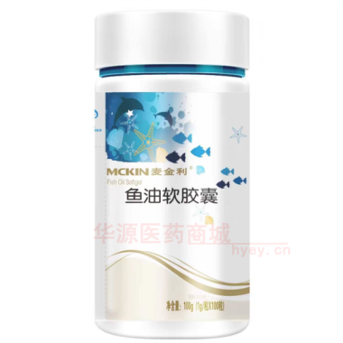 麦金利®鱼油软胶 1g*100s 深圳市麦金利实业有限公司委托湖北康恩萃药业有限公司