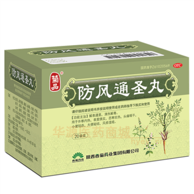 防风通圣丸 6g*20袋 陕西香菊药业集团有限公司