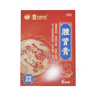 腰肾膏 7cm*10cm*6贴 国药集团德众（佛山）药业有限公司