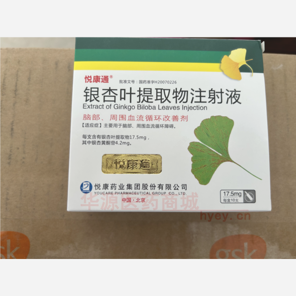 优选 银杏叶提取物注射