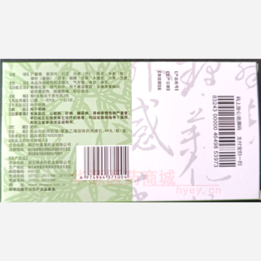 藿香正气丸（浓缩 48丸 湖北御金丹药业有限公司