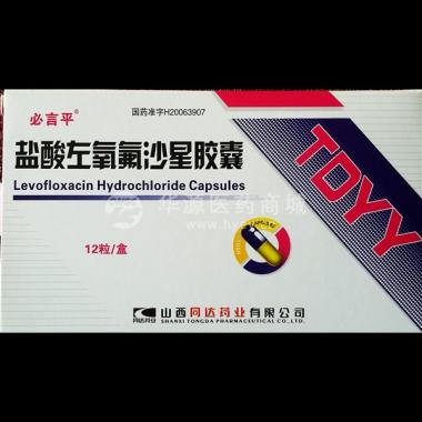 优选 盐酸左氧氟沙星胶