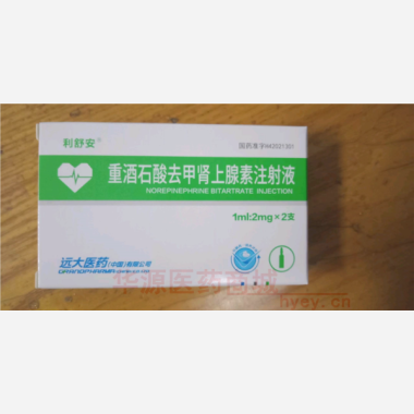优选 重酒石酸去甲肾上