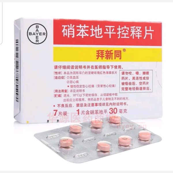 优选 硝苯地平控释片（