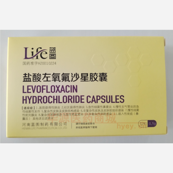优选 盐酸左氧氟沙星胶