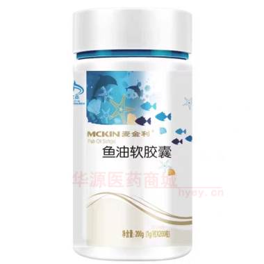 麦金利®鱼油软胶 1g*200s 深圳市麦金利实业有限公司委托湖北康恩萃药业有限公司