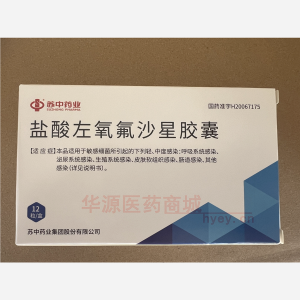优选 盐酸左氧氟沙星胶