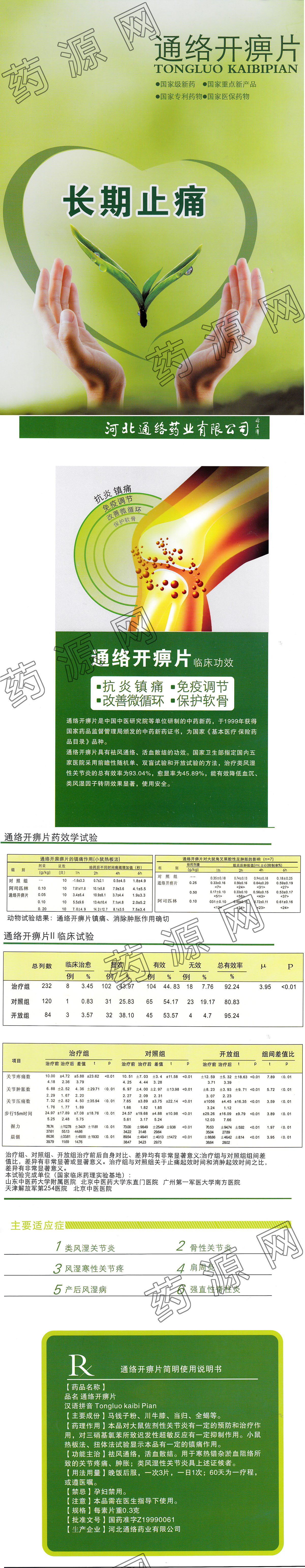 佰洛通 消栓通络片