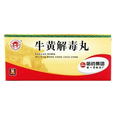达仁堂 牛黄解毒丸 3gx10丸/盒 天津中新药业集团股份有限公司达仁堂制药厂