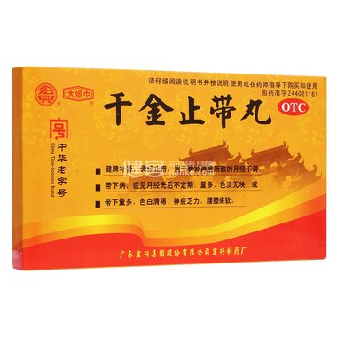 同仁堂 千金止带丸 6g*12袋 北京同仁堂制药有限公司