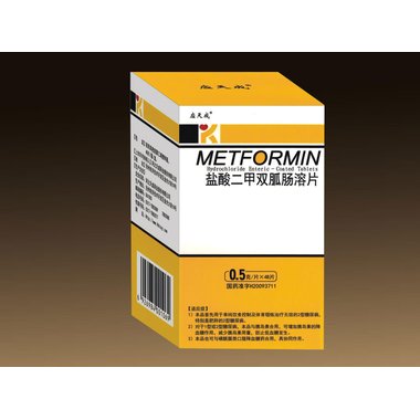安多可 盐酸二甲双胍肠溶片