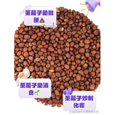 德润堂 炒莱菔子 0.5kg 广西德润堂中药科技有限公司