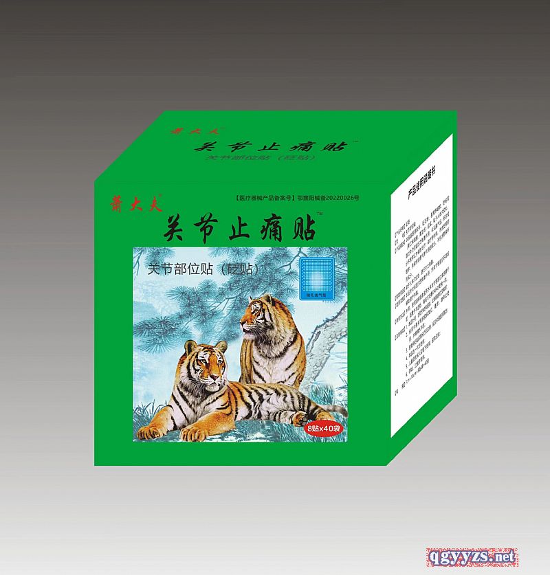 优选 关节镇痛膏（微孔
