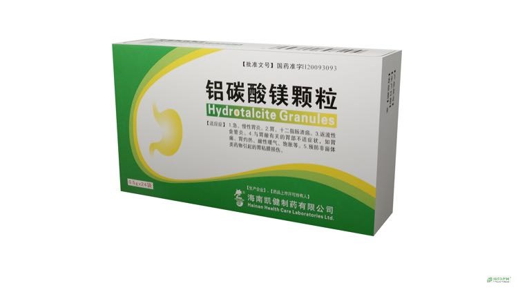 优选 铝碳酸镁颗粒