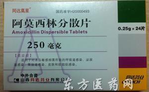 阿莫西林分散片 0.25g*24s 四川制药制剂有限公司