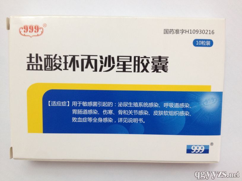 优选 盐酸环丙沙星胶囊