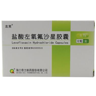盐酸左氧氟沙星胶