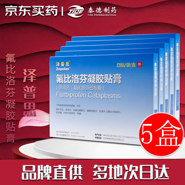 优选 氟比洛芬凝胶贴膏