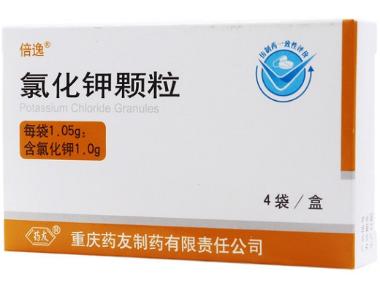 氯化钾颗粒 1.05g:1.0g*4袋 重庆药友制药有限责任公司