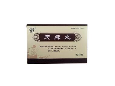 天麻丸 6g*10袋 河南金鸿堂制药有限公司