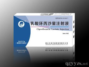 优选 乳酸环丙沙星注射
