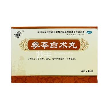 参苓白术丸 6g*10袋 河南金鸿堂制药有限公司