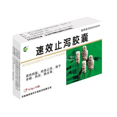 速效止泻胶囊 0.3g*12s*2板 郑州瑞龙制药股份有限公司