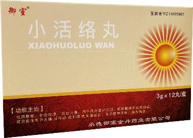 小活络丸 3g*10丸*1板 吉林省密之康药业有限责任公司