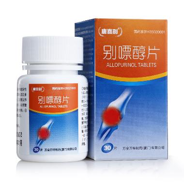 别嘌醇片(唐喜别 0.1g*10s*2板 万全万特制药（厦门）有限公司
