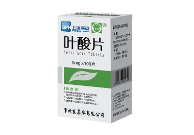 叶酸片 5mg*100s 浙江诺得药业有限公司