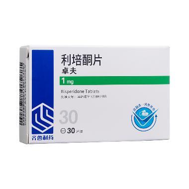 利培酮片 1mg*10s*6板 浙江华海制药科技有限公司