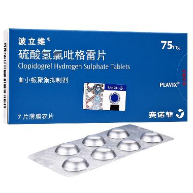 优选 硫酸氢氯吡格雷片