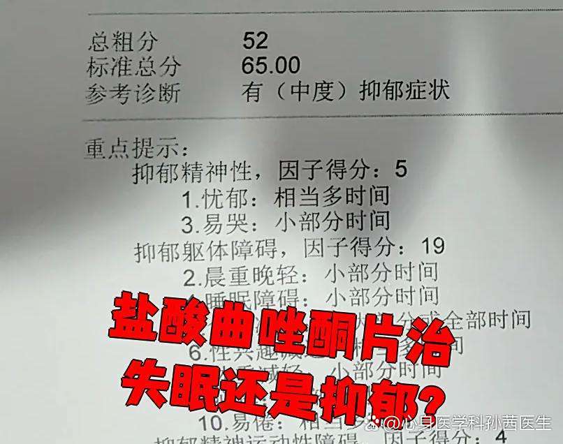 优选 盐酸曲唑酮片